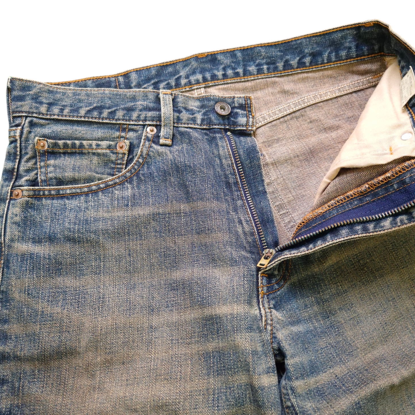 Jean Levi’s 502 vintage W32 L34 – Fabriqué au Japon – Début 2000s – Coupe droite