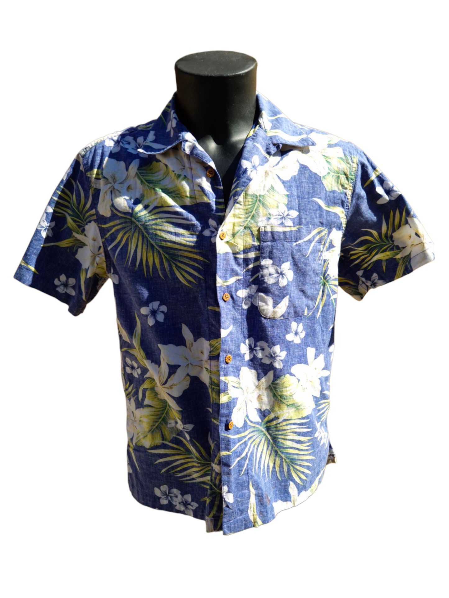 Chemise hawaïenne Roushatte Aloha – Taille L, 100% coton