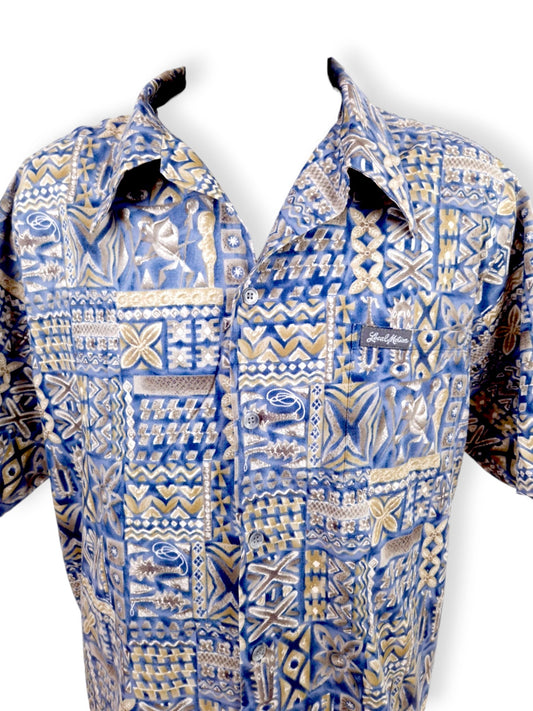 Chemise hawaïenne Local Motion – Taille 2XL – 100% coton – Fabriquée à Hawaï