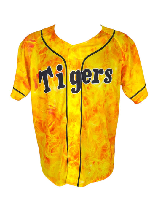 Japan Hanshin Tigers Baseball Jersey, Mizuno, size M, Limited NPB Hanshin Tigers Yellow Fan Jersey