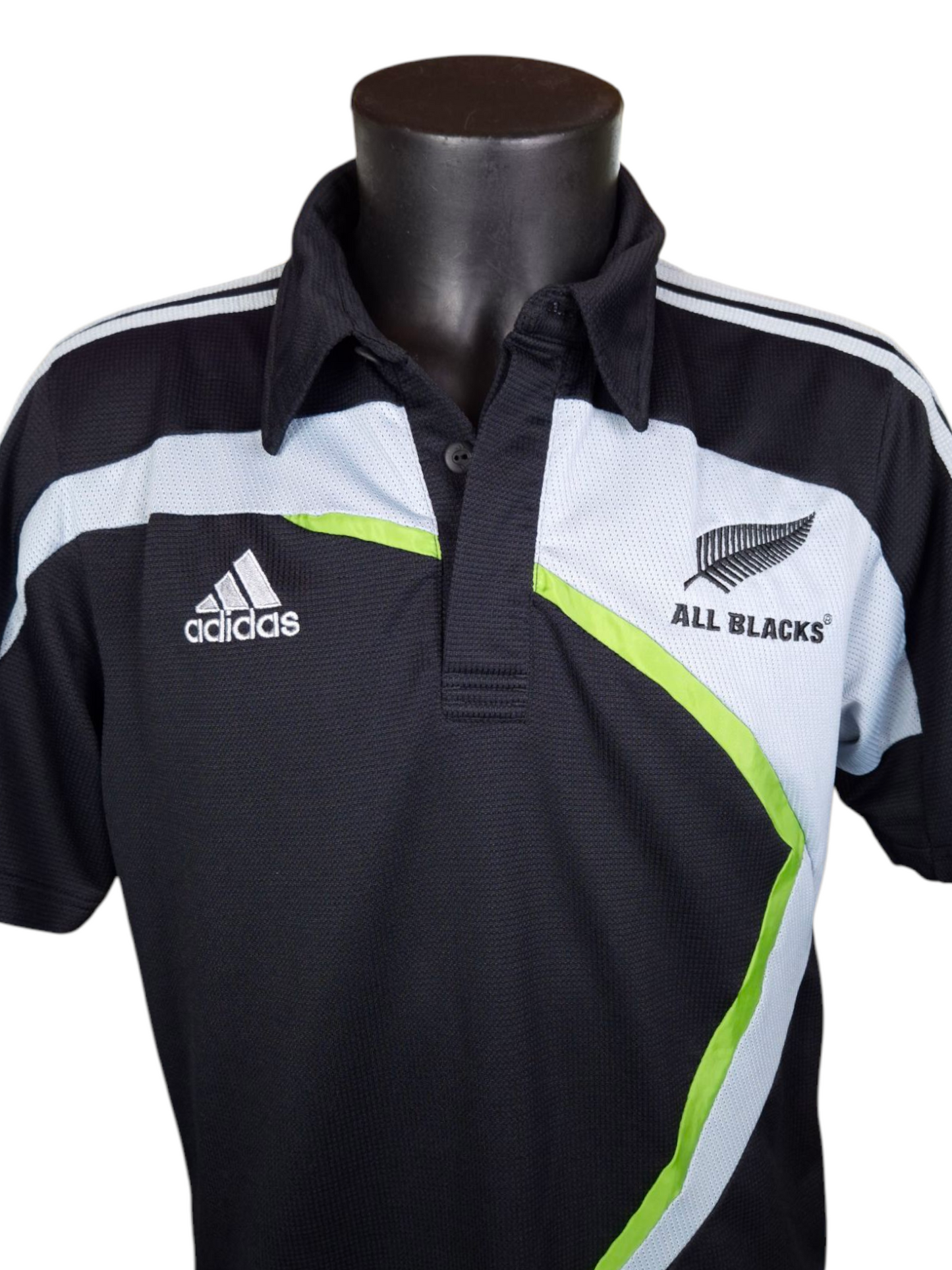 Polo vintage Adidas "All Blacks" – Édition vintage 2009 (Taille S)