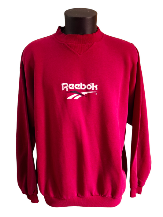 Sweat vintage Reebok bordeaux - Taille XL
