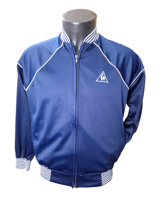 Veste vintage Le Coq Sportif bleu marine – Taille M